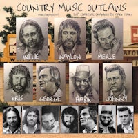 country music outlaws poster