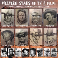 western stars of tv and film poster